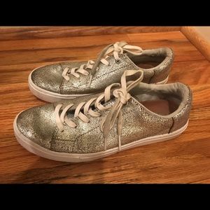 silver sneakers!